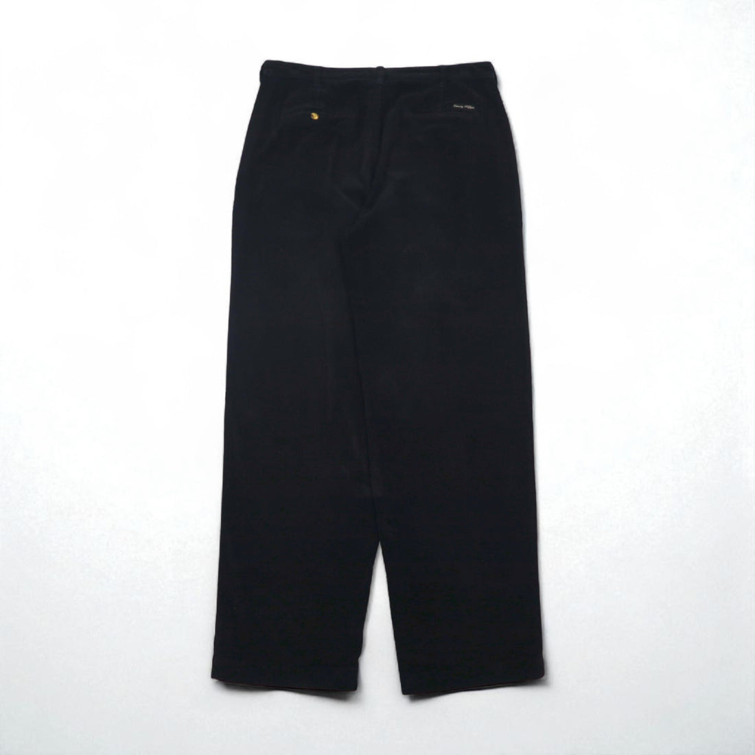 TOMMY HILFIGER 90s 2-pleat wide corduroy chino pants, size L, black