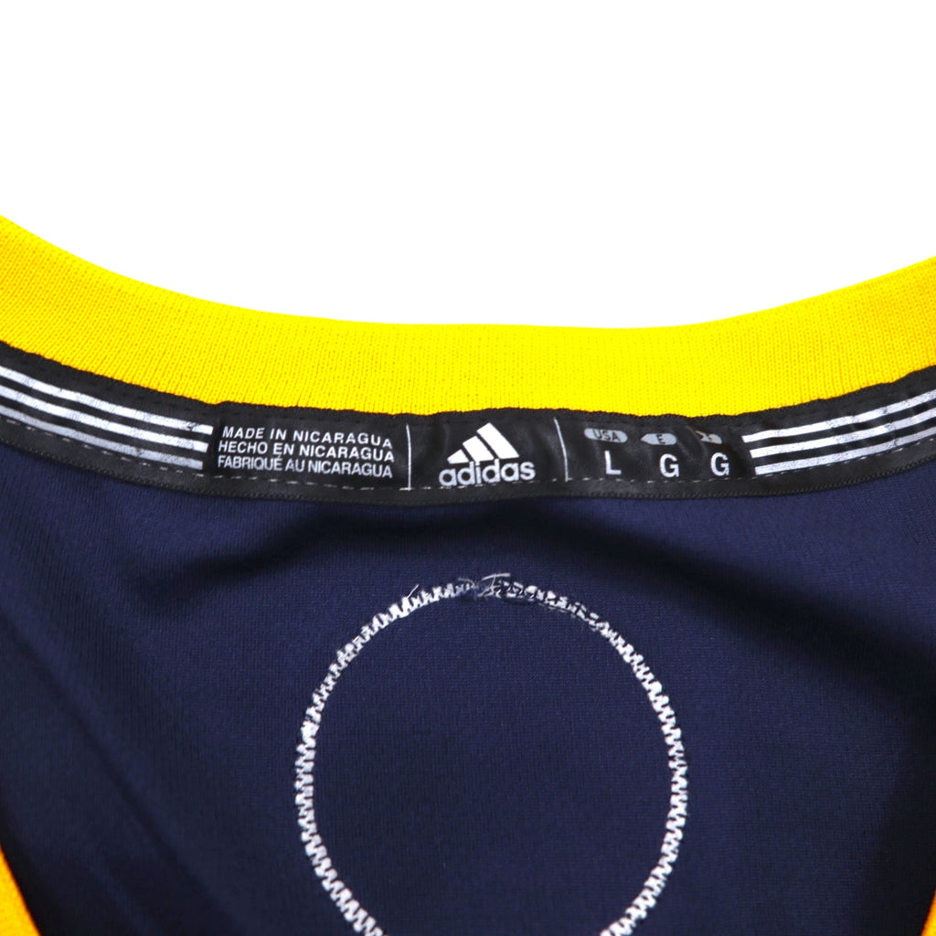 adidas Basketball Game Shirt, Size L, Navy, Numbered, NBA NUGGETS, Made in Nicaragua