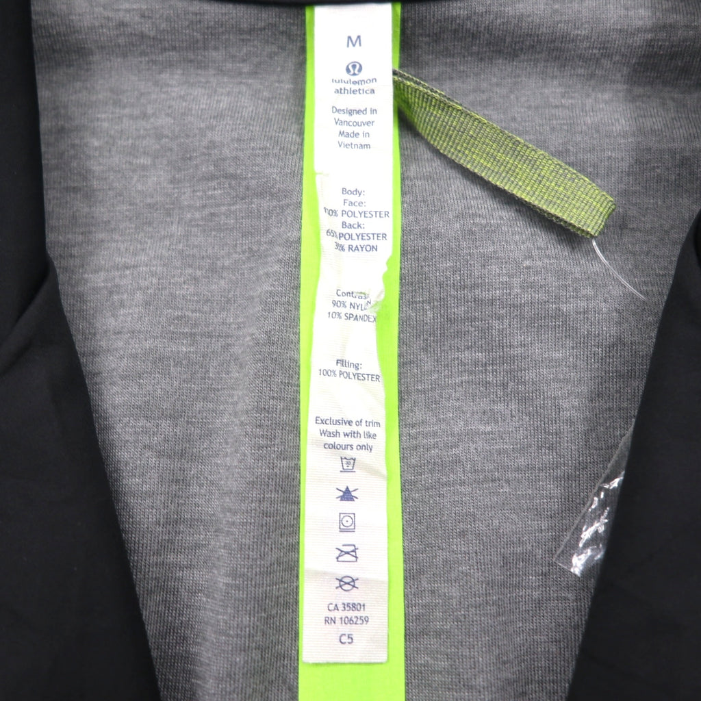 lululemon プリマロフト Primaloft ブレザー NORTON BLAZER テーラードジャケット M ブラック ストレッチ 中綿 M4400S 未使用品