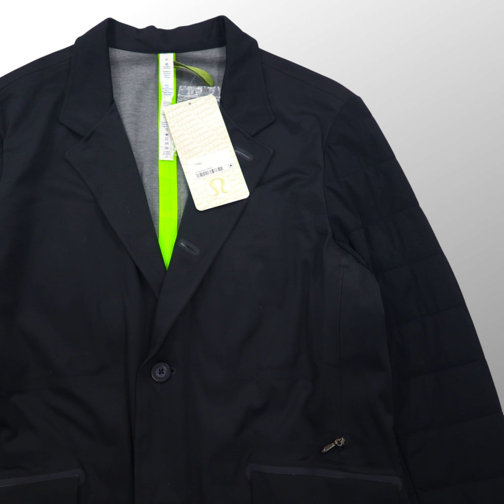 lululemon プリマロフト Primaloft ブレザー NORTON BLAZER テーラードジャケット M ブラック ストレッチ 中綿 M4400S 未使用品