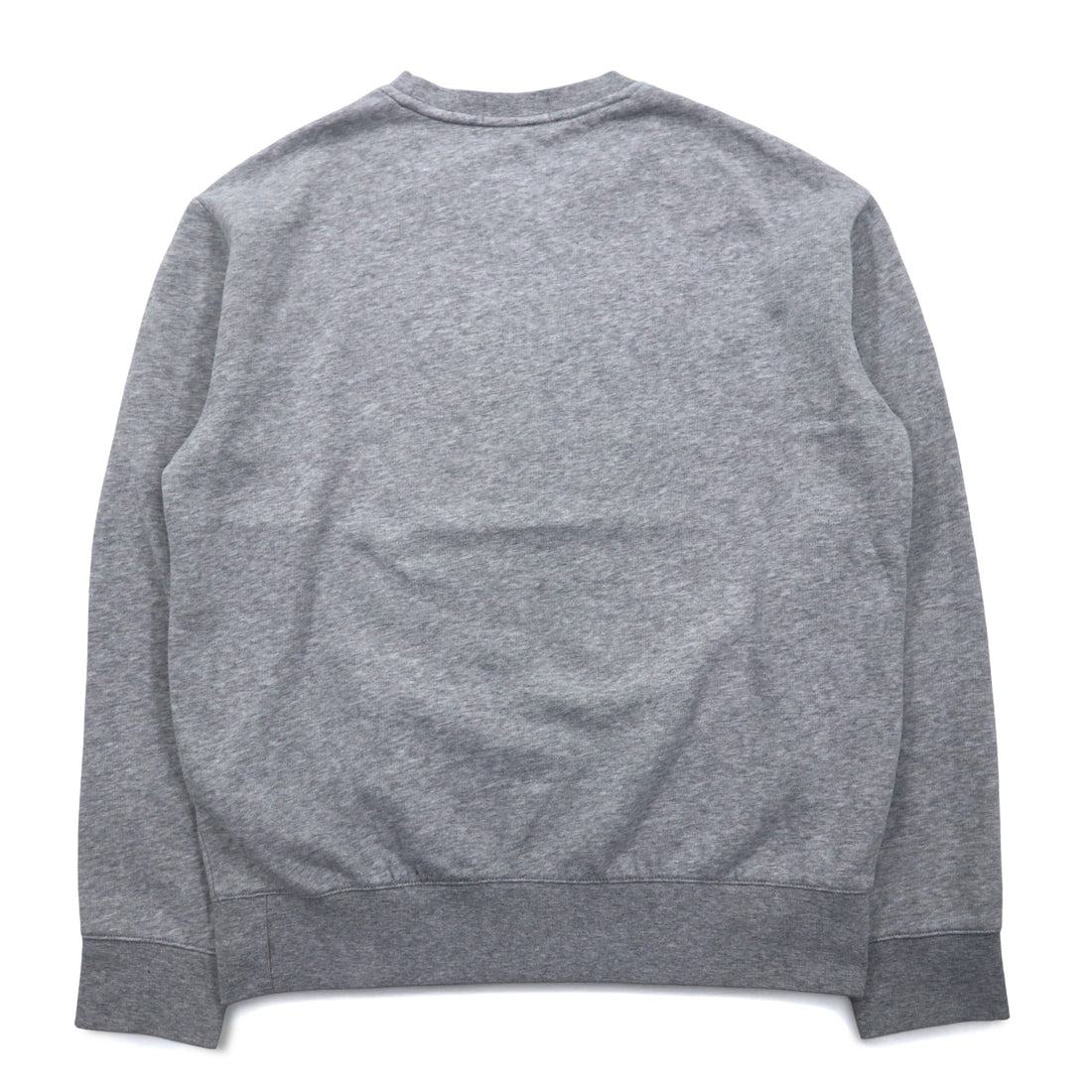 POLO RALPH LAUREN Big Pony Logo Print Sweatshirt M Gray Cotton