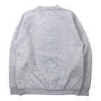 TULTEX 00s Printed Sweatshirt M Grey Cotton Fleece Lining SUPER BOWL Made in Mexico