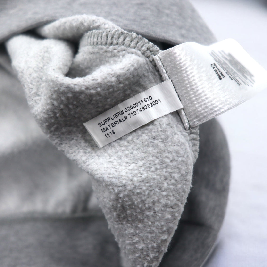 POLO RALPH LAUREN Big Pony Logo Print Sweatshirt M Gray Cotton