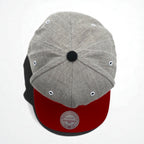 mitchell & ness バイカラー スナップバック ベースボールキャップ FREE グレー NBA CHICAGO BULLS