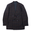 Vintage 90s Japan Made Double-Breasted Blazer ダブルブレステッド テーラードジャケット ブレザー L チェック