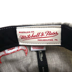 mitchell & ness バイカラー スナップバック ベースボールキャップ FREE グレー NBA CHICAGO BULLS
