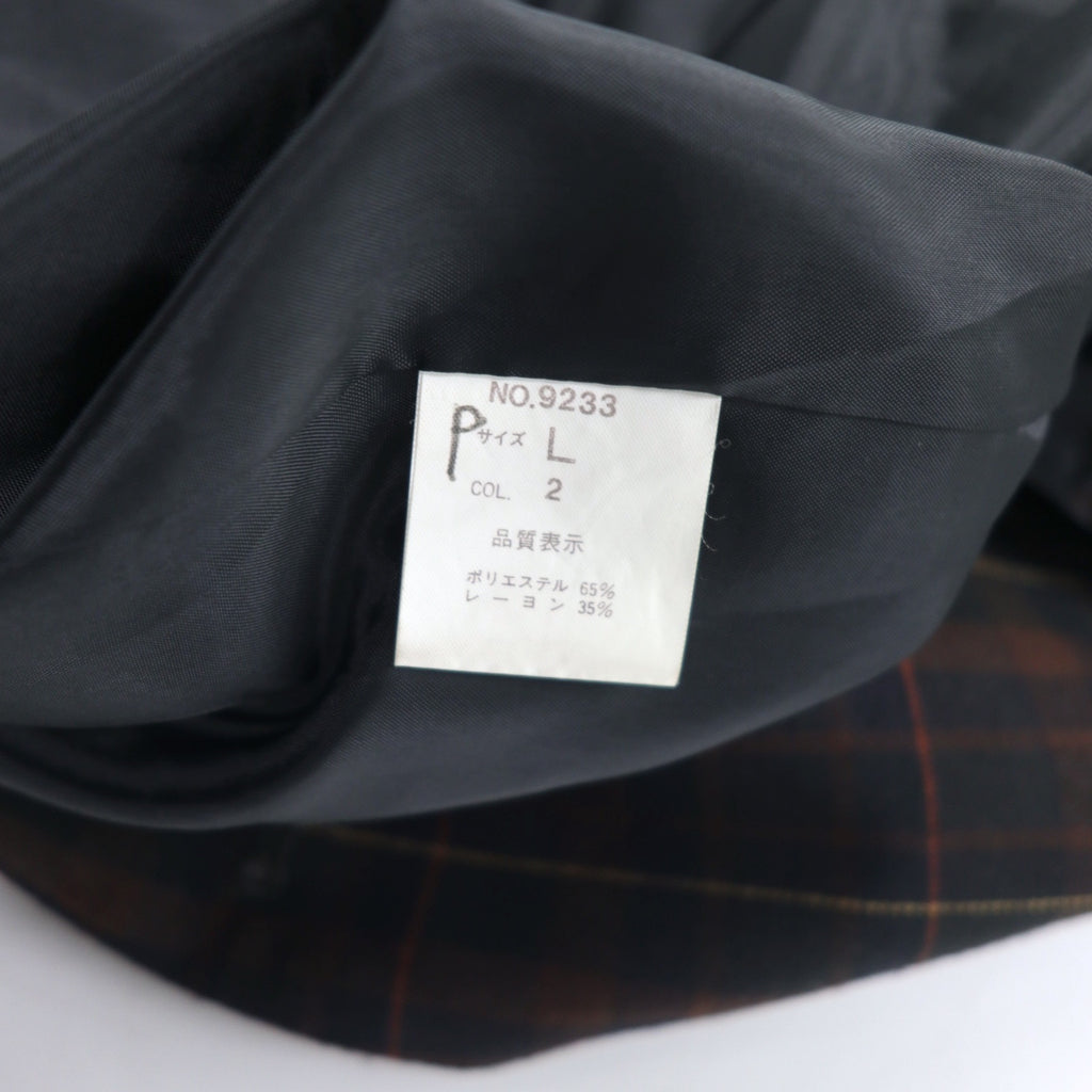 Vintage 90s Japan Made Double-Breasted Blazer ダブルブレステッド テーラードジャケット ブレザー L チェック