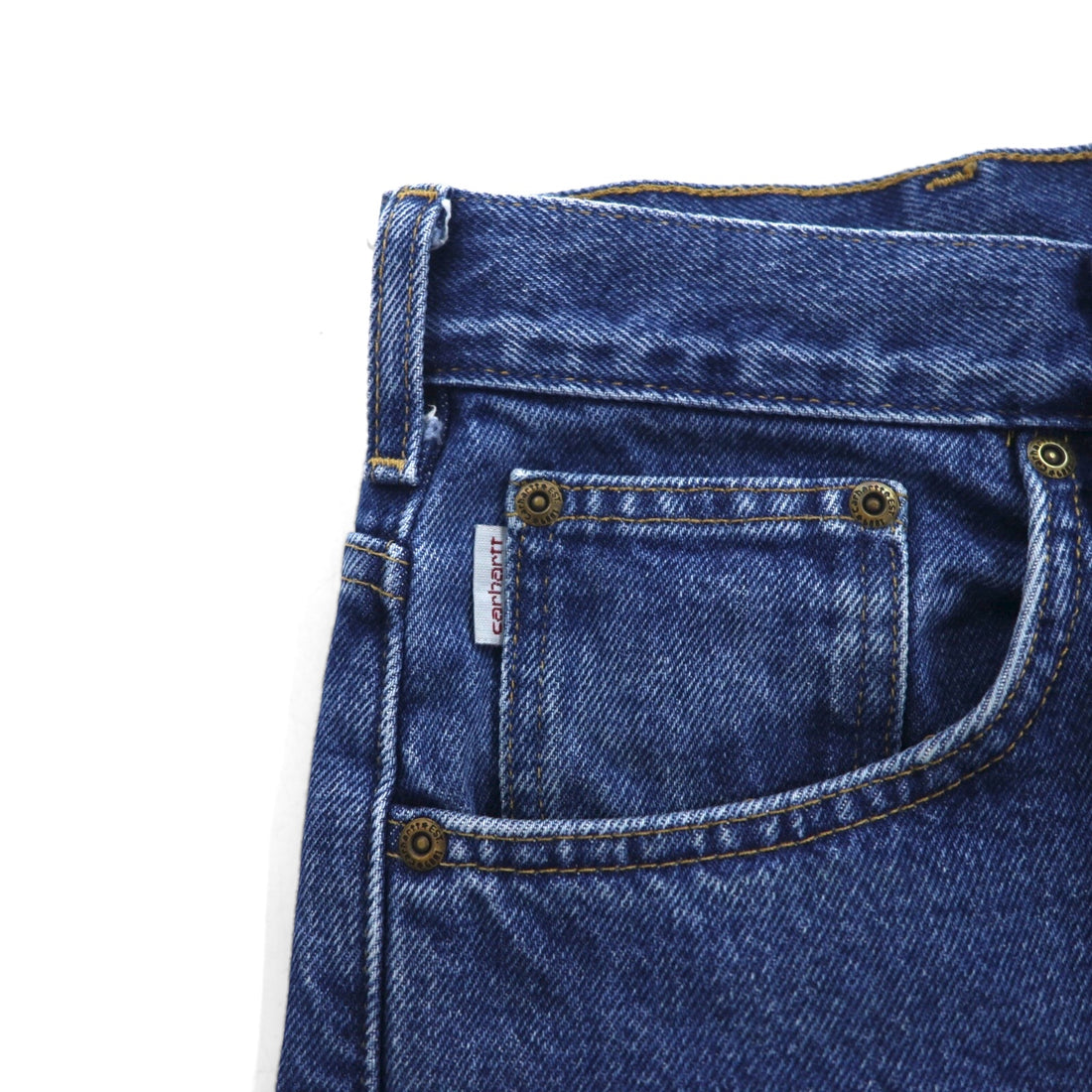 carhartt リラックスフィット RELAXED FIT ネルライナー デニムパンツ XL インディゴ ブルー 裏地 チェック B172 DST メキシコ製
