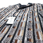 ZERO blanket knit tailored jacket M multicolor glen check all-over pattern wool made in Japan unused