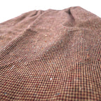 PENDLETON USA Made 70s Tuck Skirt 4 Brown Gun Club Check Wool