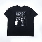 AC/DC オフィシャル ロック バンド Tシャツ 2XL ブラック コットン HIGHWAY TO HELL