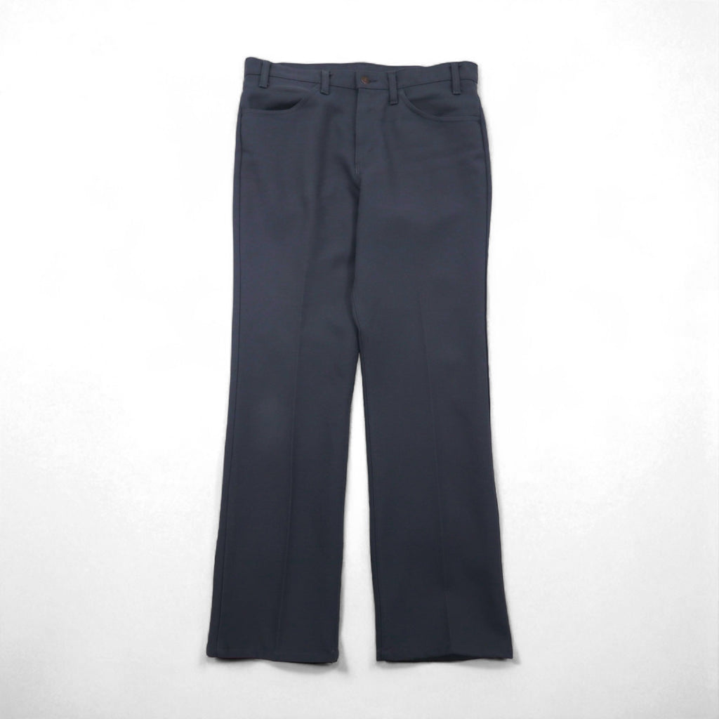 Levi's 90年代 USA製 スタプレ STA-PREST ブーツカット フレア スラックス パンツ L グレー 10517 6155 黒タブ SCOVILLジップ