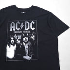 AC/DC オフィシャル ロック バンド Tシャツ 2XL ブラック コットン HIGHWAY TO HELL