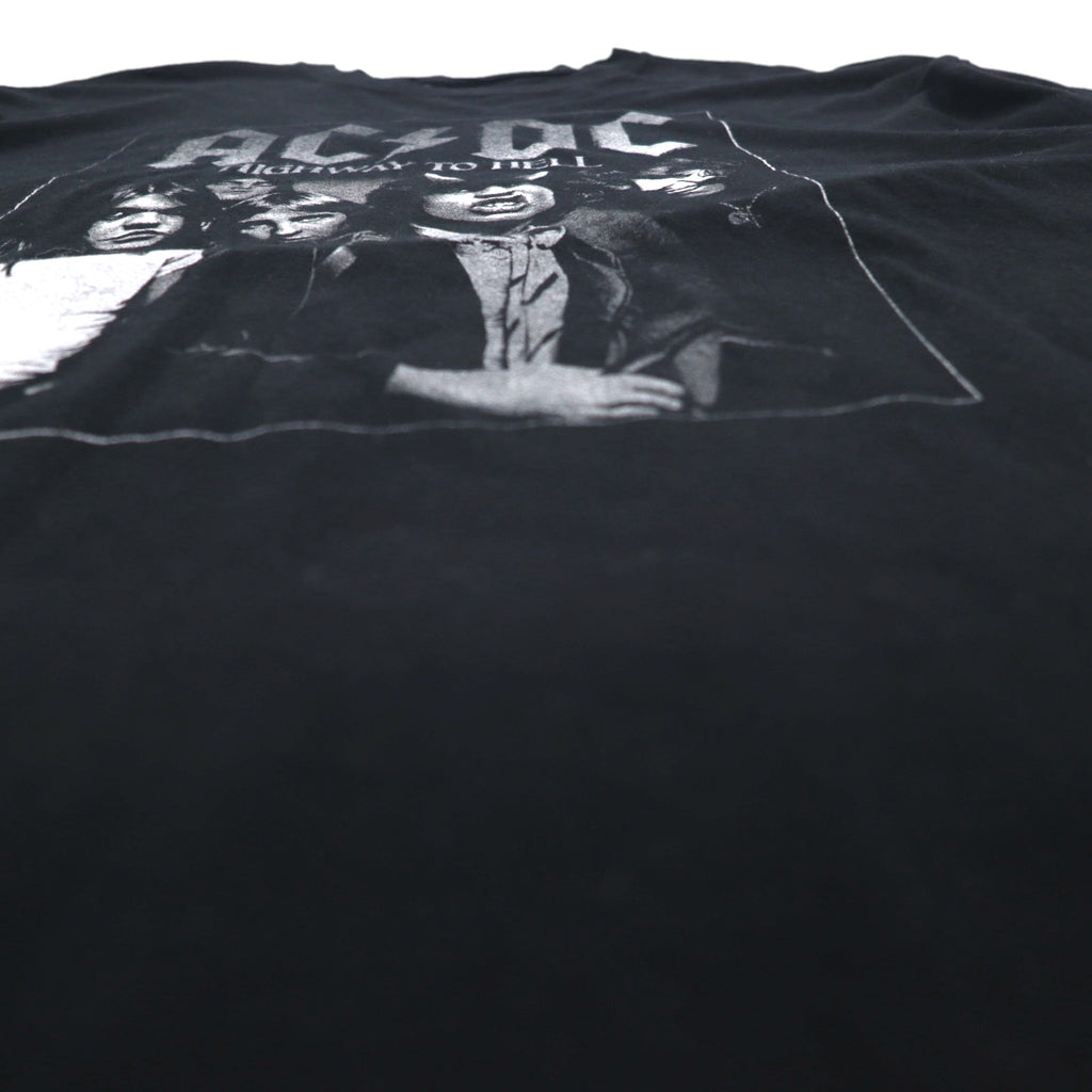 AC/DC オフィシャル ロック バンド Tシャツ 2XL ブラック コットン HIGHWAY TO HELL
