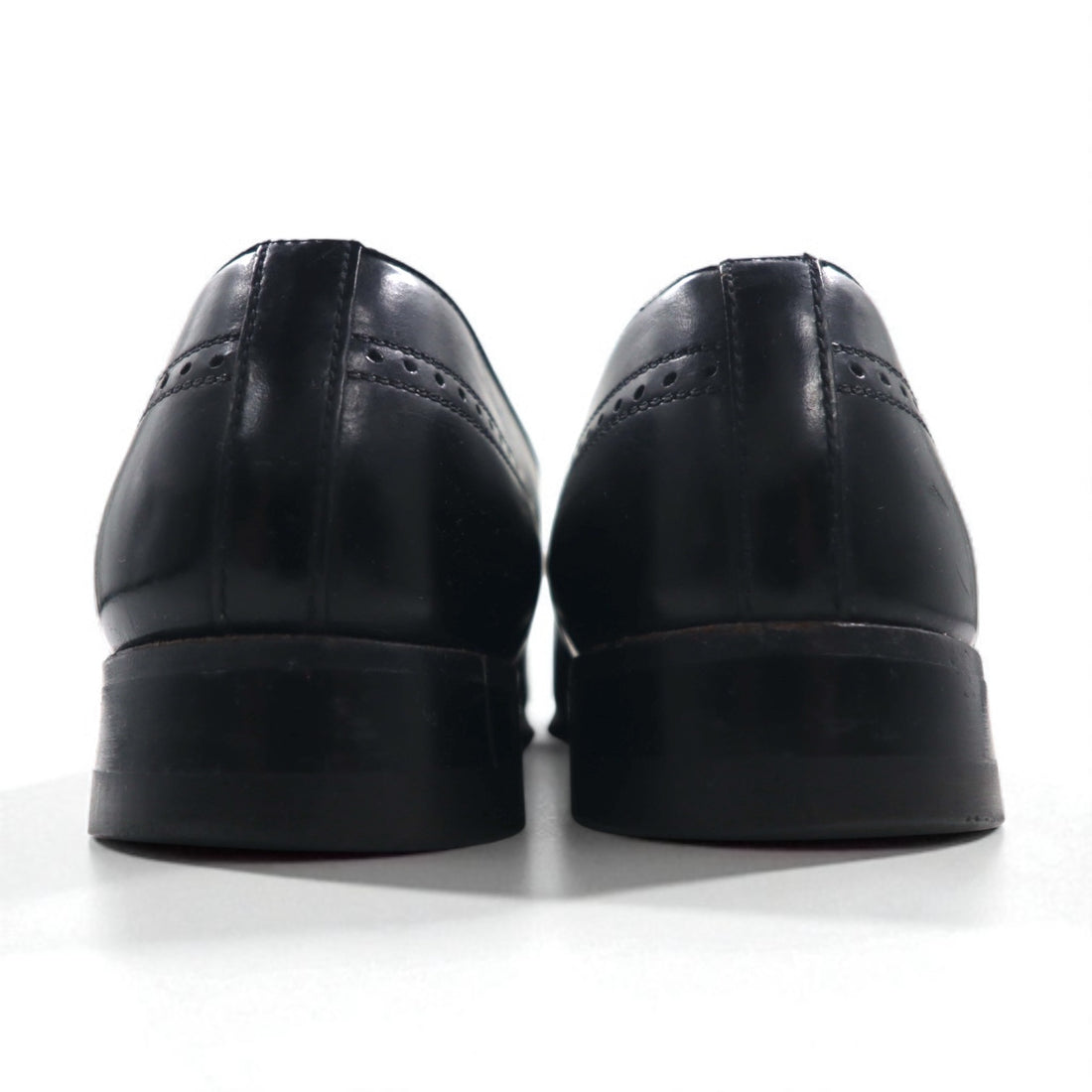 NUNN BUSH 70s USA made wingtip tassel loafers 27.5cm black leather 445452 J5 1753