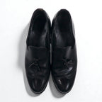 NUNN BUSH 70s USA made wingtip tassel loafers 27.5cm black leather 445452 J5 1753