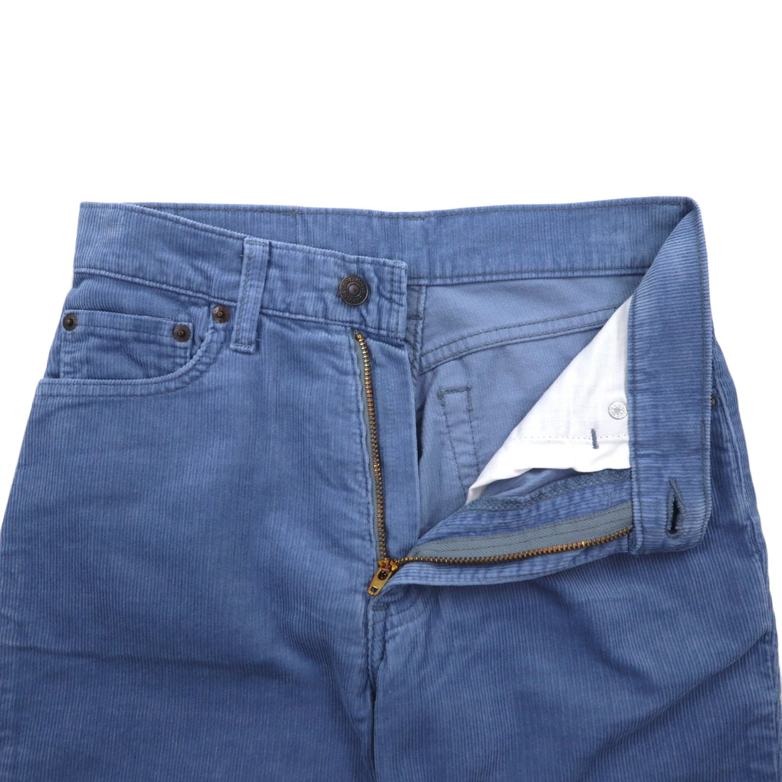 Levi's 00s Bootcut Corduroy Pants, Medium, Blue, Cotton, W517, Made in Japan