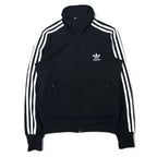 日本然リトテ-古着オンライン-adidas originals ファイヤーバード トラックジャケット ジャージ M ブラック ポリエステル トレフォイルロゴ 3ストライプ E16499-adidas originals Firebird Track Jacket Jersey M Black Polyester Trefoil Logo 3 Striped E16499