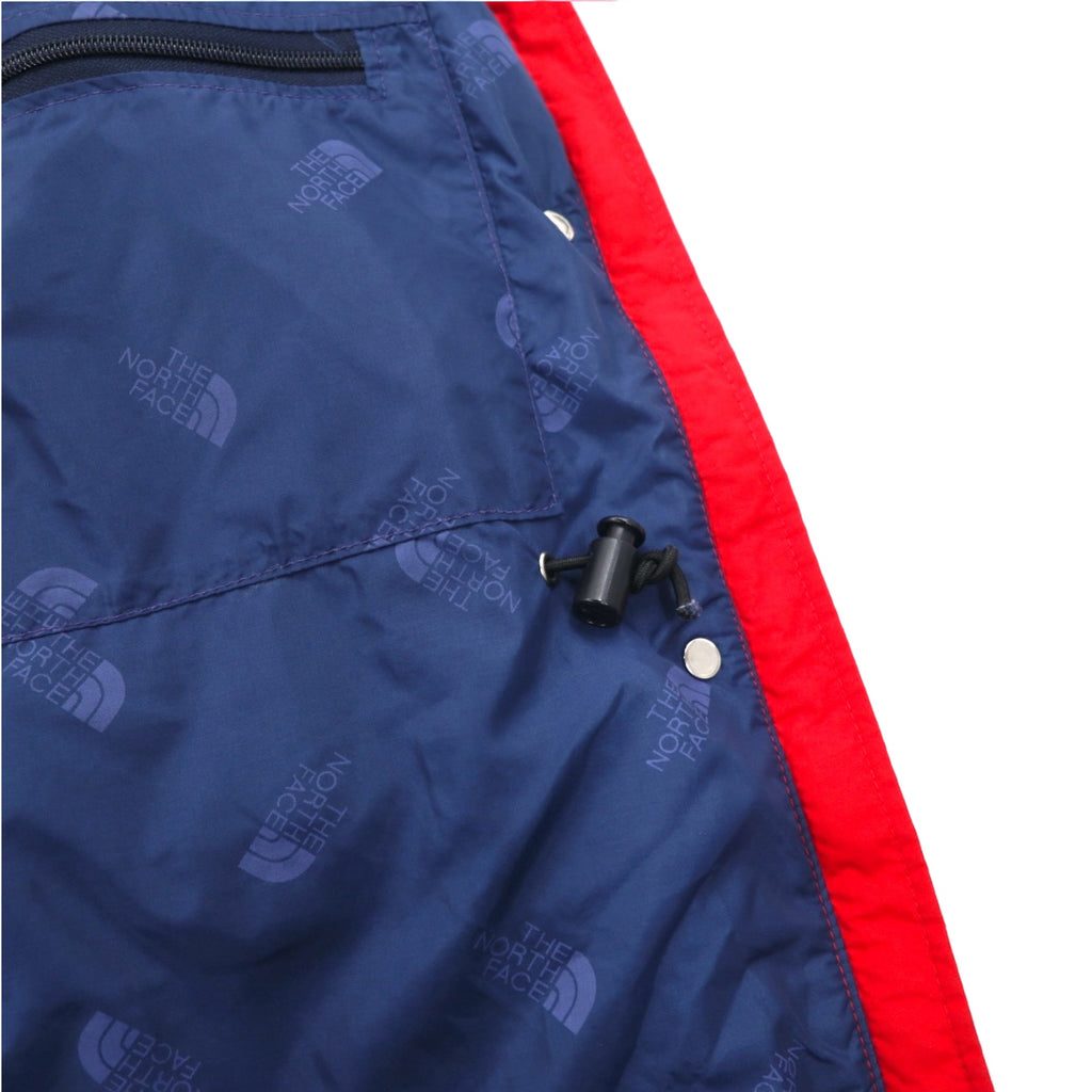 THE NORTH FACE 90年代 USA製 ゴアテックス GORE-TEX マウンテンパーカー L レッド 防水 ドローコード フード着脱式 赤タグ