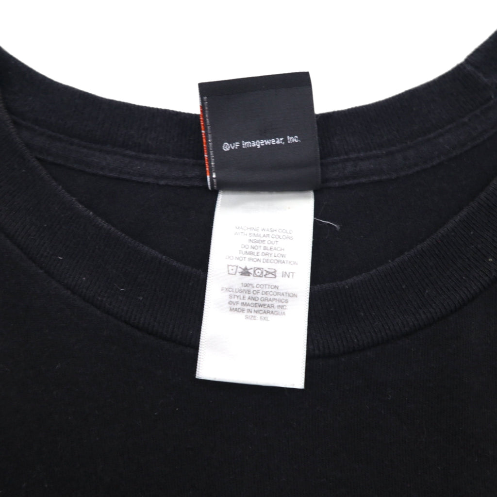 HARLEY DAVIDSON ATLANTA Oversized Double-Sided Print T-Shirt, 5XL, Black Cotton