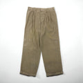 DOCKERS (Levi's) 2000s Corduroy Wide-leg Chino Work Pants, Size L, Beige, RECODE
