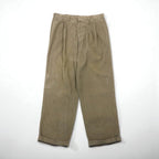 DOCKERS (Levi's) 2000s Corduroy Wide-leg Chino Work Pants, Size L, Beige, RECODE