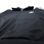 adidas originals Firebird track jacket jersey M black polyester trefoil logo 3 stripes E16499