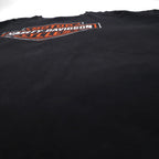HARLEY DAVIDSON ATLANTA Oversized Double-Sided Print T-Shirt, 5XL, Black Cotton