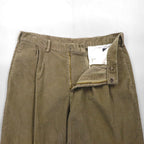 DOCKERS (Levi's) 2000s Corduroy Wide-leg Chino Work Pants, Size L, Beige, RECODE