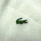 IZOD LACOSTE 80s Made in USA V-neck Knit Cardigan, XL, Acrylic with One-Point Logo