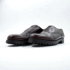 COMME des GARÇONS HOMME Straight Tip Dress Shoes 25cm Brown Leather Lug Sole