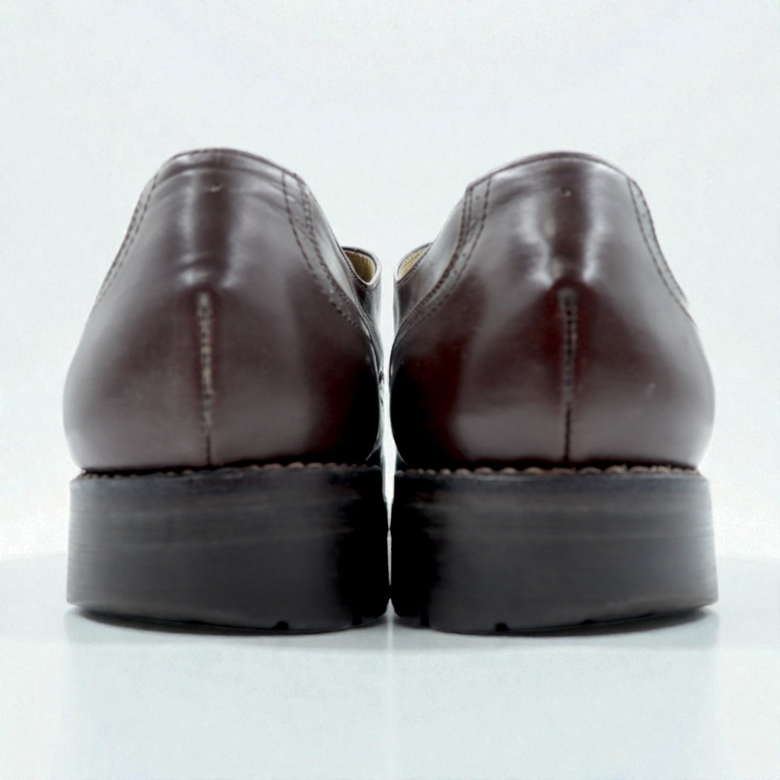 COMME des GARÇONS HOMME Straight Tip Dress Shoes 25cm Brown Leather Lug Sole