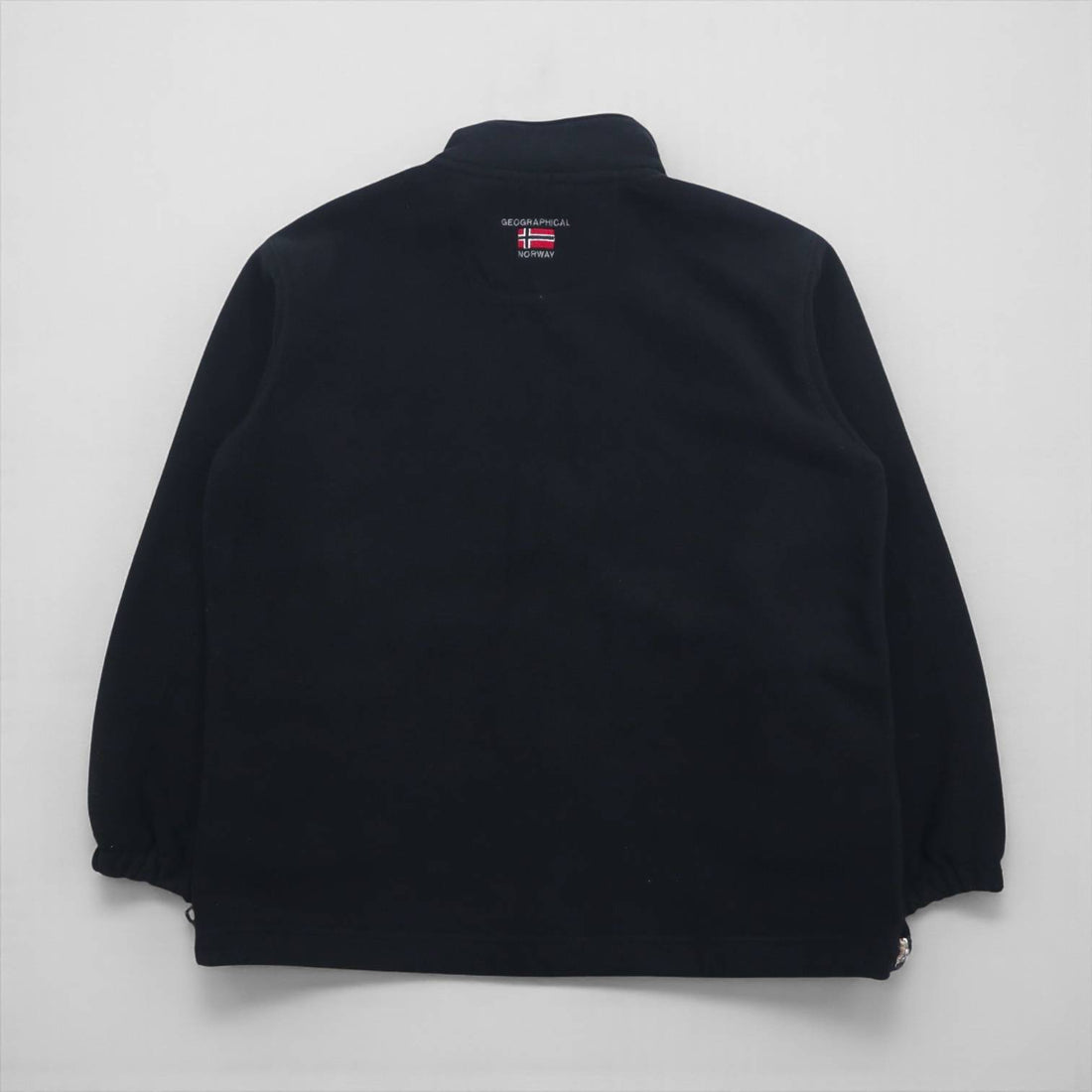 GEOGRAPHICAL NORWAY フルジップ フリースジャケット XXL ブラック ポリエステル