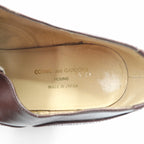 COMME des GARÇONS HOMME Straight Tip Dress Shoes 25cm Brown Leather Lug Sole