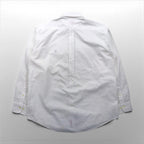 Brooks Brothers Oxford Button-Down Shirt, Size L, Supima Cotton, White, Non-Iron, with One-Point Logo