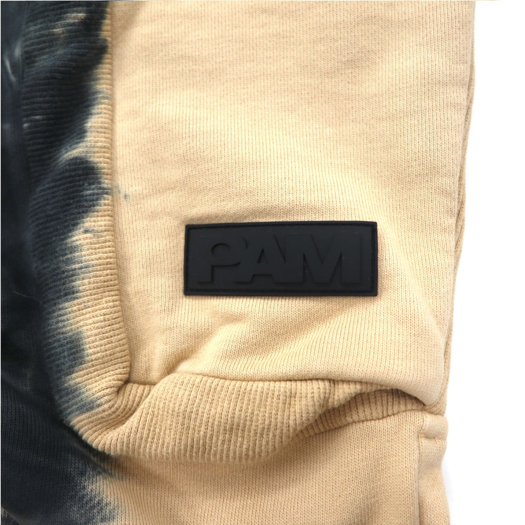 P.A.M. PERKS AND MINI スウェットパンツ BTC RUST TIE DYE DUPIO PANTS ベージュ タイダイ