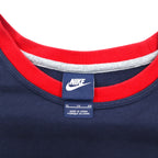NIKE クラブフレンチテリークルー スウェット XL ネイビー レッド スウォッシュ 637903-451