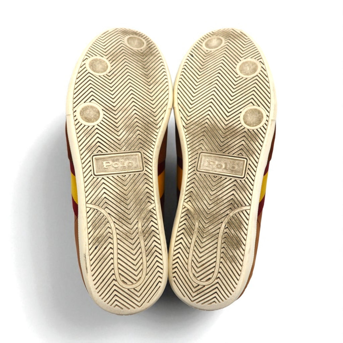 Polo by Ralph Lauren カミロ CAMILO Ⅱ トレーナーシューズ スニーカー 27cm ブラウン レザー 14557