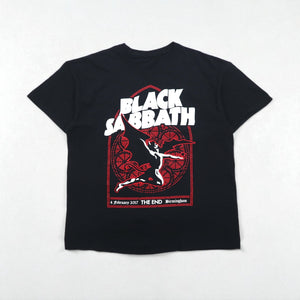 BLACK SABBATH Black Sabbath Rock Band T-shirt XL Black Cotton