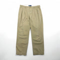 Polo Ralph Lauren 90s Polo Chino Pants, Double-Tuck Wide Leg Chino Work Pants, Size L, Beige, ETHAN PANT