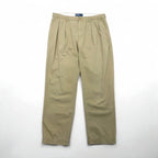 Polo Ralph Lauren 90s Polo Chino Pants, Double-Tuck Wide Leg Chino Work Pants, Size L, Beige, ETHAN PANT