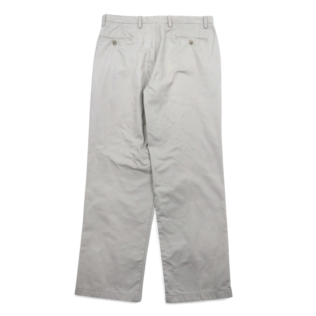 DOCKERS ( Levi's ) RELAXED FIT タック ワイドチノパンツ 36 ベージュ コットン