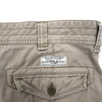 POLO RALPH LAUREN Polo Chino Cargo Shorts, Size XL, Beige, Cotton, Below the Knee