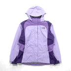 THE NORTH FACE Waterproof HYVENT Mountain Parka L Purple Drawcord Double Zip Zip-in-Zip
