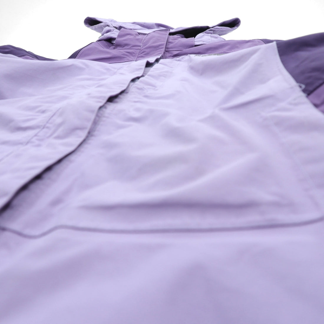 THE NORTH FACE Waterproof HYVENT Mountain Parka L Purple Drawcord Double Zip Zip-in-Zip