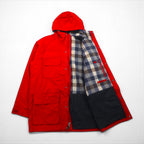 Woolrich 90s 60/40 Cross Mountain Parka, Size L, Red, Drawcord Liner, Double Zip