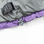THE NORTH FACE Waterproof HYVENT Mountain Parka L Purple Drawcord Double Zip Zip-in-Zip