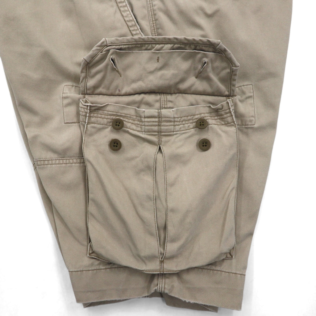POLO RALPH LAUREN Polo Chino Cargo Shorts, Size XL, Beige, Cotton, Below the Knee
