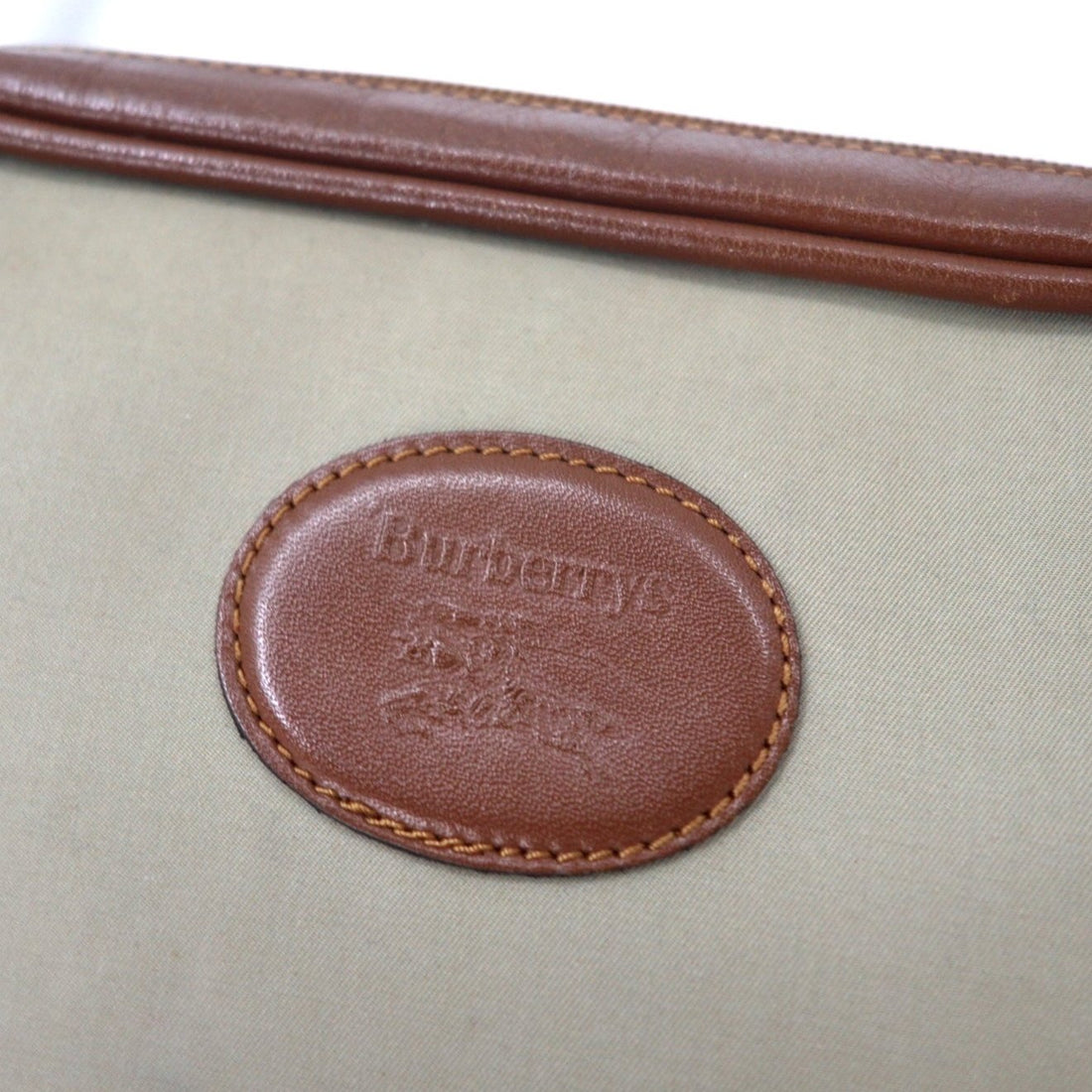 Burberrys オールド ショルダーバッグ ブラウン ナイロンキャンバス レザー 内側ノバチェック