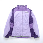 THE NORTH FACE Waterproof HYVENT Mountain Parka L Purple Drawcord Double Zip Zip-in-Zip